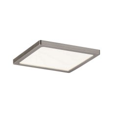 LED vestavné svítidlo Areo IP44 hranaté 120mm 8W nikl mat stmívatelné 929.40