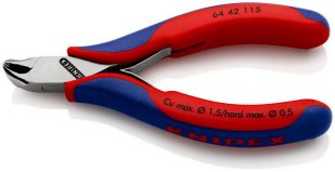 Čelní štípací kleště pro elektroniku 115 mm KNIPEX 64 42 115