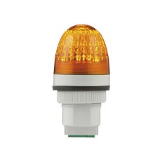 Svítidlo P40 S LED 12/24 V, ACDC, IP66, M30, oranžová, světle šedá SIRENA 91132