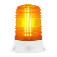 SIRENA Maják LED MINIFLASH LED FLR S 90/240 V, AC, IP54, oranžová, světle šedá