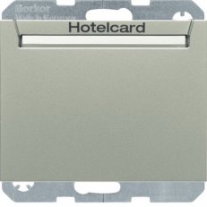 Relé pro hotelovou kartu s centrálním dílem K.5 nerezová ocel mat lak. 16417114