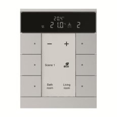 ABB KNX Tenton prvek ovládací 6nás s termost. hliníková stříbrná SBS/U6.0.1-83