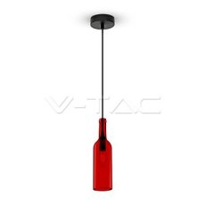 Závěsné svítidlo V-TAC Bottle Red VT-7558