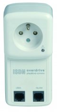 ISDN-OVERDRIVE X16 zásuvkový adaptér s přepěťovou ochranou + ISDN 16 A A01915