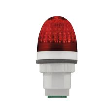 Svítidlo P40 S LED 12/24 V, ACDC, IP66, M30, červená, světle šedá SIRENA 91133