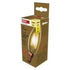 LED žárovka Vintage svíčka E14 2,5 W (20 W) 225 lm teplá bílá EMOS Z53012