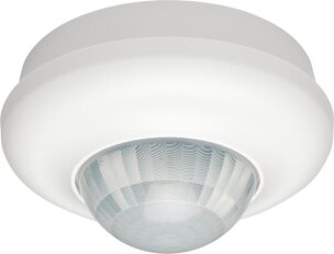 Detektor přítomnosti, 24 m, PIR 360° (230 V), master, 2-kanálový (white)