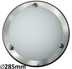 Ufo E27 1x 60W IP20 saténový chrom RABALUX 5121