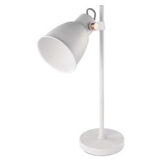 Stolní lampa JULIAN na žárovku E27, bílá EMOS Z7621W