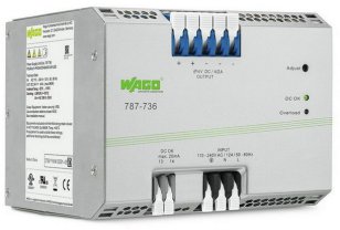 Spínaný napájecí zdroj Eco 1fáz. 24V DC 40 A Kontakt DC OK 6,0mm2 WAGO 787-736