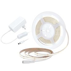 LED COB pásek - set 5m adaptér s vypínačem 8W/m 800lm/m 4000K SOLIGHT WM59-NW