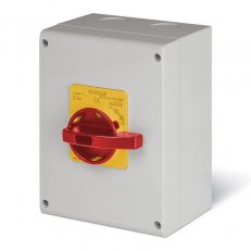 Průmyslový spínač ISOLATOR plastový 100A 4P IP65 emergency SCAME 590.EM10005