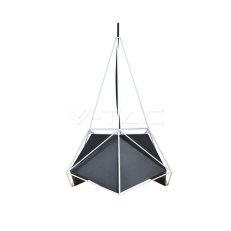 Závěsné svítidlo V-TAC Basics Net Prism Black Lampshade VT-7401