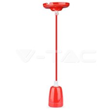 Porcelain Lamp Pendant Red,  VT-7998