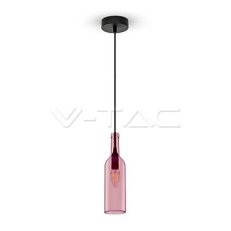 Závěsné svítidlo V-TAC Bottle Pink VT-7558