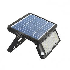 10W LED Solar Floodlight Black Body 4000