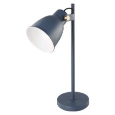 Stolní lampa JULIAN na žárovku E27, modrá EMOS Z7621BL