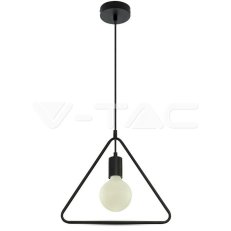 Závěsné svítidlo V-TAC Geometric Matt Black Single Triangle VT-7321