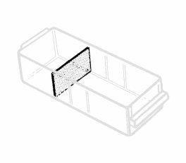 Dělící přepážka pro zásuvku S 150-2 (50x87x2 mm) CIMCO 402032