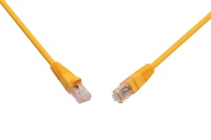 Patch kabel CAT6 UTP PVC 1m žlutý snag-proof C6-114YE-1MB SOLARIX 28640109