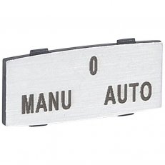 OSMOZ OZNAČOVACÍ ŠTÍTEK S TEXTEM MANU-0-AUTO LEGRAND 024344