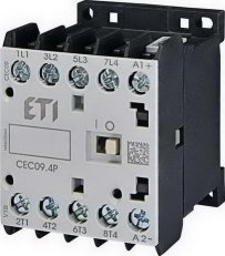 Miniaturní stykač ETI CEC09.4P-230V-50/60Hz 4p 4xNO 20A(AC1)/9A(AC3 400V)