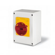 Průmyslový spínač ISOLATOR plastový 20A 2P IP65 emergency SCAME 590.EM2012