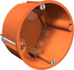 OBO HG 60 MW Přístrojová krabice Dutá stěna 2K O68mm H47mm oranžová