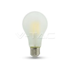 LED žárovka V-TAC 10W E27 A67 Filament Frost Cover Natural White VT-2023