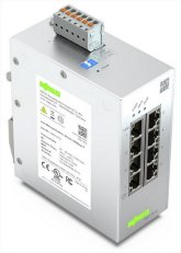 Jednoduchý konfigurovatelný switch 8 portů 1000Base-T WAGO 852-1812