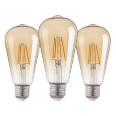 Světelný zdroj LM-E27-LED ST64 4W AMBER 2200K EGLO 11353