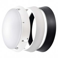 LED přisazené svítidlo ZURI, kruhové černá/bílá 14W teplá bílá EMOS ZM3130