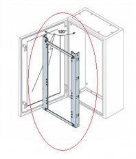 Rám pro modulární panel 216mod.DIN SR RAL7035 ABB KD1280K