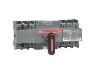 Přepínač ABB OTM40F3CMA230V 3P I-0-II 40A, na základnu, s pohonem 220-240V AC/DC