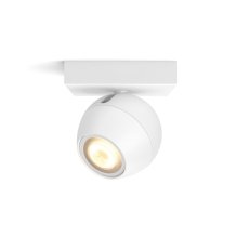 Philips Hue White Ambiance Buckram 1-spot GU10 250lm 2200-6500K bílá + vypínač