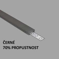 Plexi C KLIK černé pro FKU11, 12, 20, 60, 35, 45, 50, 59, 1m FK TECHNICS 4739436