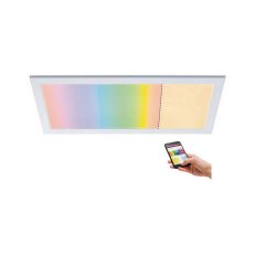 LED Panel SmartHome Zigbee Amaris hranaté 595x295mm 22W RGBW 2.700K bílá mat