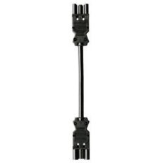 kabel propojovací se dvěma konektory gesis, 3-pól, 3*1,5mm2, délka 0,5m, černý