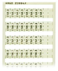 Popisovací karta WSB potisk E140.0, E140.1,.. E149.6, E149.7 (1×) bílá