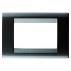 PLAYBUS 12 GANG SLATE GREY PLATE