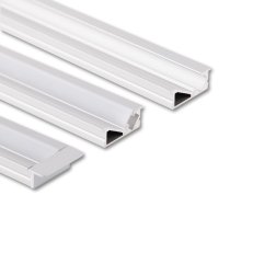 Vestavný hliníkový profil VE 24x10mm mléčný difuz 1m MCLED ML-761.029.74.1