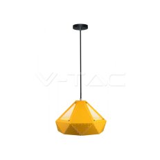 Závěsné svítidlo V-TAC Pastel Prism Yellow 310x180 mm VT-7310