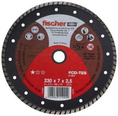 Diamantový kotouč turbo na beton FCD-TES 230x2,5x22,23 DIA FISCHER 512865