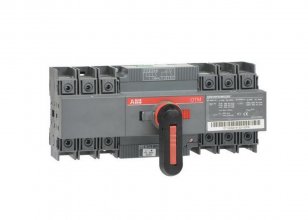 Přepínač ABB OTM80F3CMA230V 3P I-0-II 80A, na základnu, s pohonem 220-240V AC/DC