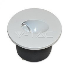 3W LED Steplight Round Warm White,  VT-1