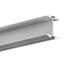 LED hliníkový profil KLUŚ GIZA-DUO-LL stříbrná anoda 3m /C2162_3m/ A02162|A_3