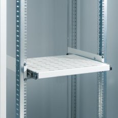 19'' shelf front pull-out 2U RAL7035 lightgrey SCHRACK HDCR100589