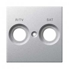 Merten Centrální deska R/TV+SAT anténní zásuvky Aluminium SCHNEIDER MTN299260