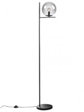 Stojací lampa BOLDY LAMP 1x28W E14 BLACK/SMOKEY REDO 01-3074