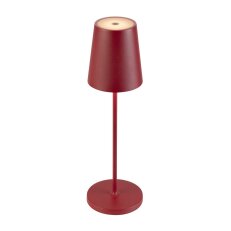 VINOLINA TWO stolní svítidlo, aku, IP65, 2200/2700/3000 K, TOUCH, červená